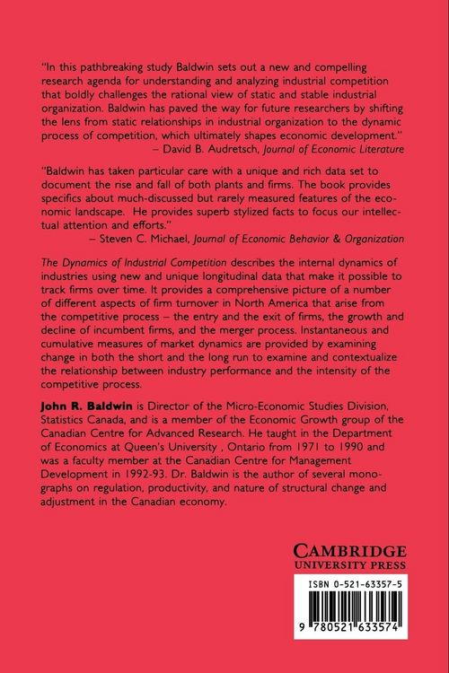 Produktbild: The Dynamics of Industrial Competition