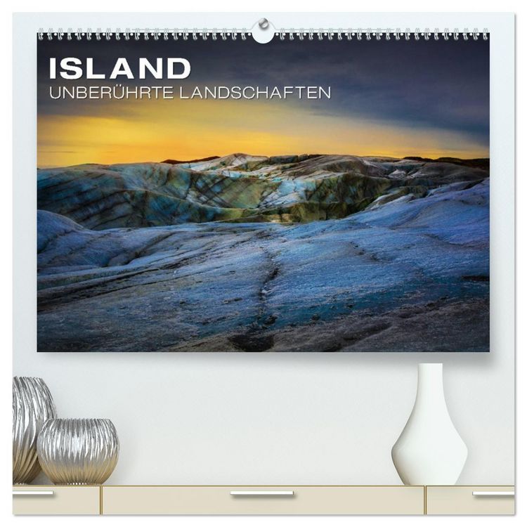 Produktbild: Island - Unber&uuml;hrte Landschaften (hochwertiger Premium Wandkalender 2026 DIN A2 quer), Kunstdruck in Hochglanz
