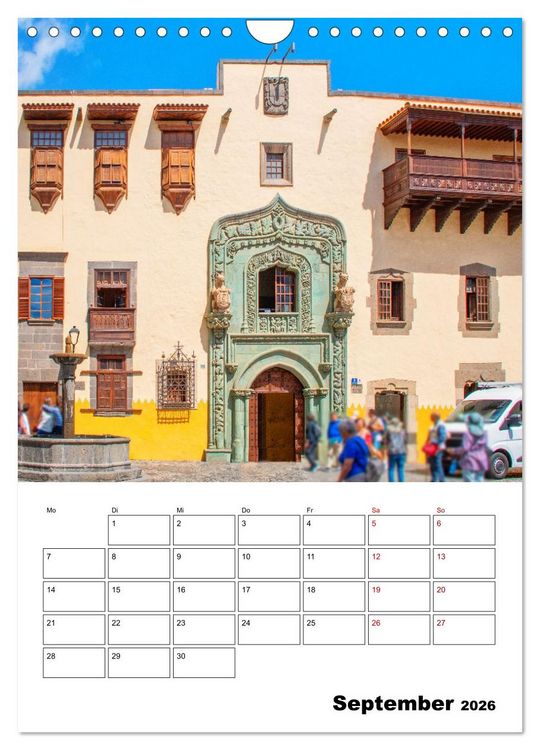 Produktbild: Las Palmas - ein traumhaftes Reiseziel (Wandkalender 2026 DIN A4 hoch), CALVENDO Monatskalender