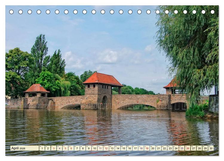 Produktbild: Leipzig - meine Stadt mit viel Herz (Tischkalender 2026 DIN A5 quer), CALVENDO Monatskalender