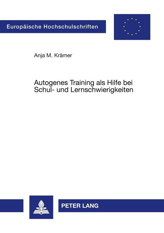 Produktbild: Autogenes Training als Hilfe bei Schul- und Lernschwierigkeiten