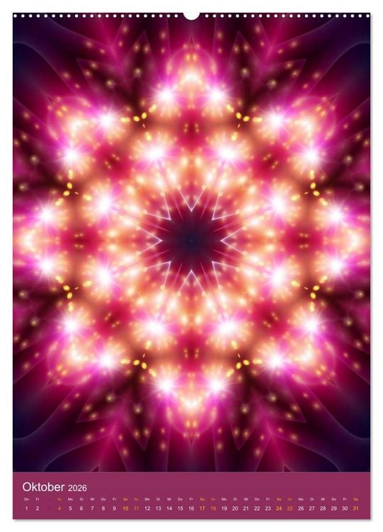 Produktbild: Lichtvolle Mandalas (Wandkalender 2026 DIN A2 hoch), CALVENDO Monatskalender