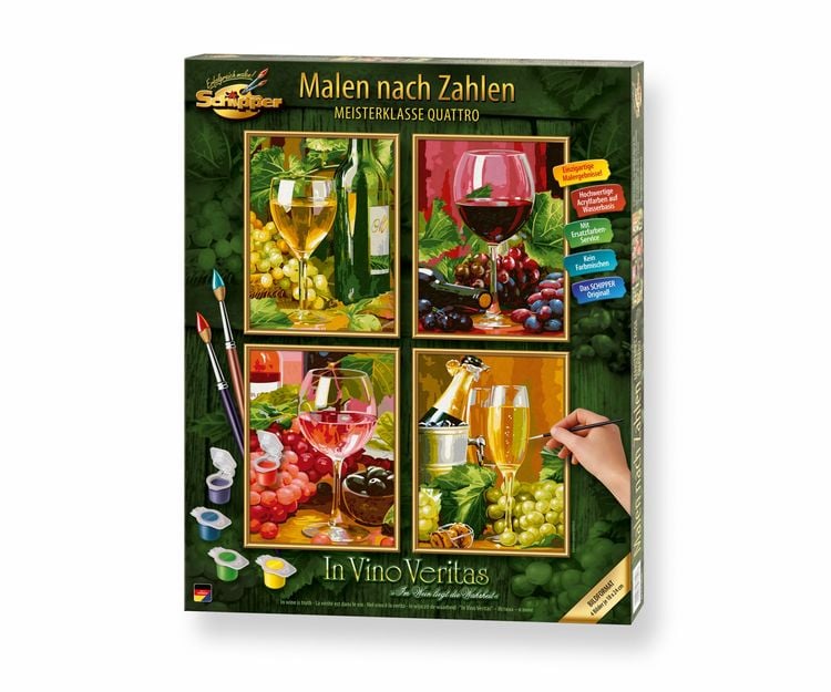 Produktbild: Malen nach Zahlen - In Vino Veritas (Quattro)