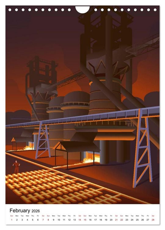 Produktbild: Ilkeston, Past and Present (Wall Calendar 2026 DIN A4 portrait), CALVENDO 12 Month Wall Calendar