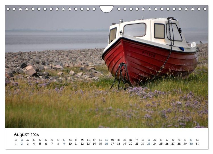 Produktbild: F&ouml;hr und Halligwelt 2026 (Wandkalender 2026 DIN A4 quer), CALVENDO Monatskalender