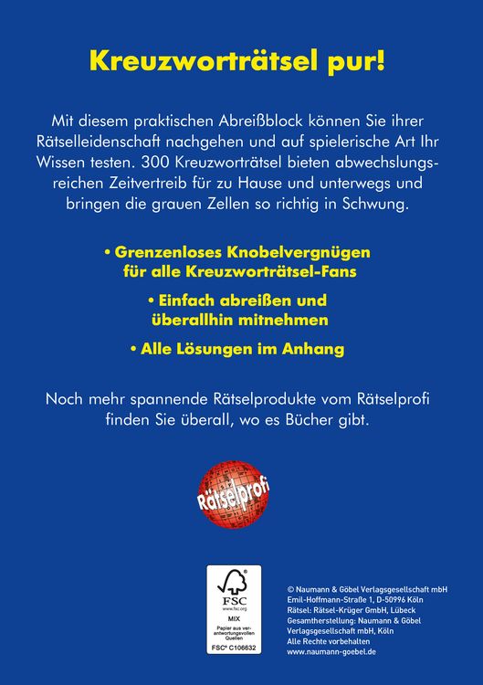 Der dicke Kreuzwortrtsel-Block Band 28" online kaufen