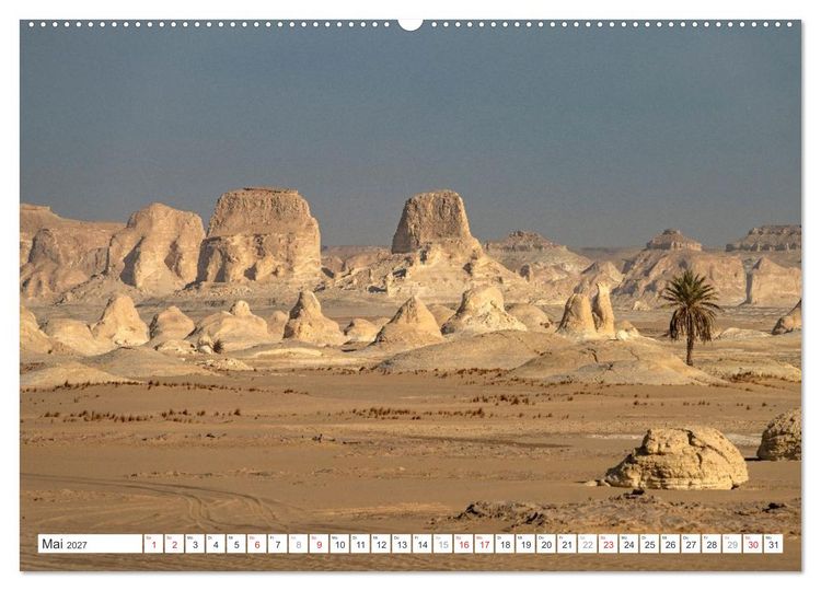 Produktbild: &Auml;gypten - die Weisse W&uuml;ste (Wandkalender 2027 DIN A2 quer), CALVENDO Monatskalender