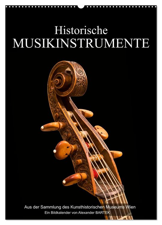 Produktbild: Historische Musikinstrumente (Wandkalender 2026 DIN A2 hoch), CALVENDO Monatskalender