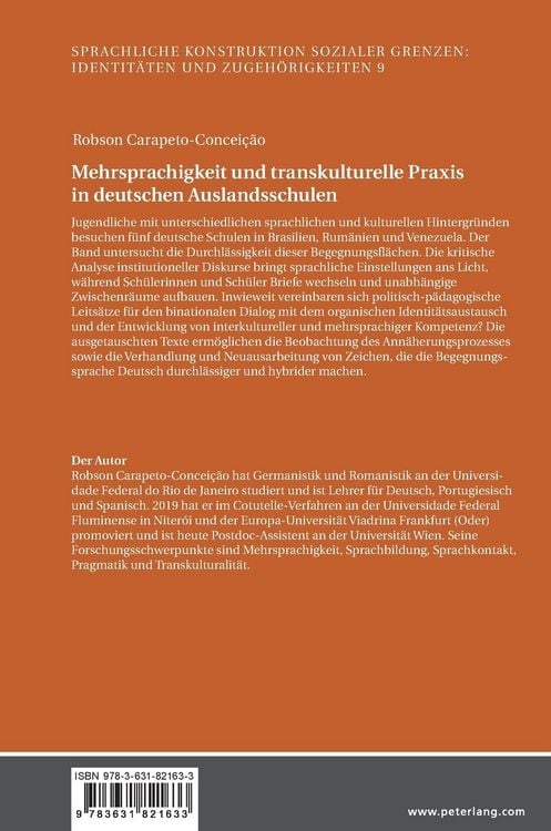 Produktbild: Mehrsprachigkeit und transkulturelle Praxis in deutschen Auslandsschulen