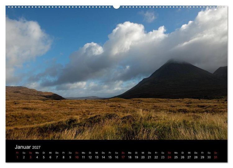 Produktbild: Schottland Landschaften (Wandkalender 2027 DIN A2 quer), CALVENDO Monatskalender