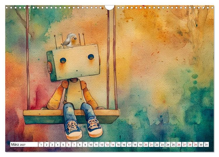 Produktbild: Leevi - Ein Freund zum Tr&auml;umen und Staunen (Wandkalender 2027 DIN A3 quer), CALVENDO Monatskalender