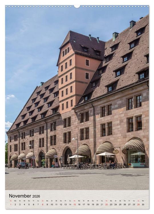 Produktbild: N&Uuml;RNBERG Charmante Altstadt (hochwertiger Premium Wandkalender 2026 DIN A2 hoch), Kunstdruck in Hochglanz