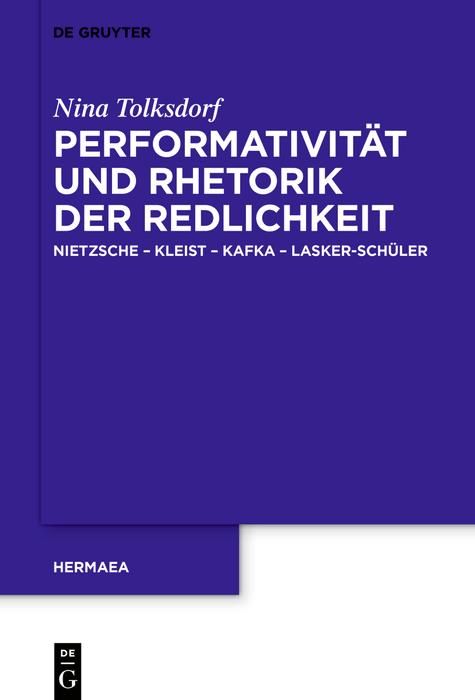 Produktbild: Performativit&auml;t und Rhetorik der Redlichkeit