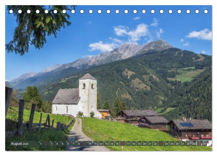 Produktbild: Wundersch&ouml;nes Osttirol (Tischkalender 2026 DIN A5 quer), CALVENDO Monatskalender