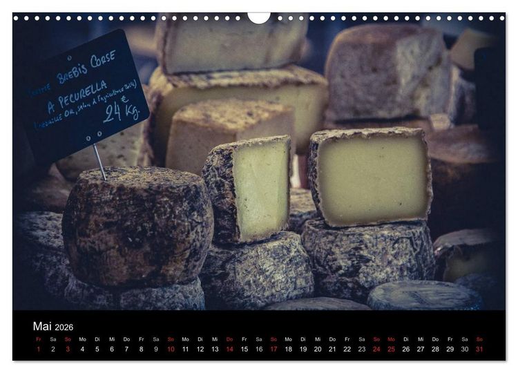 Produktbild: Erlebnis der Sinne - Franz&ouml;sischer Markt auf Korsika (Wandkalender 2026 DIN A3 quer), CALVENDO Monatskalender