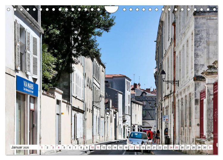 Produktbild: Ein Sommer in La Rochelle vom Frankfurter Taxifahrer Petrus Bodenstaff (Wandkalender 2026 DIN A4 quer), CALVENDO Monatskalender