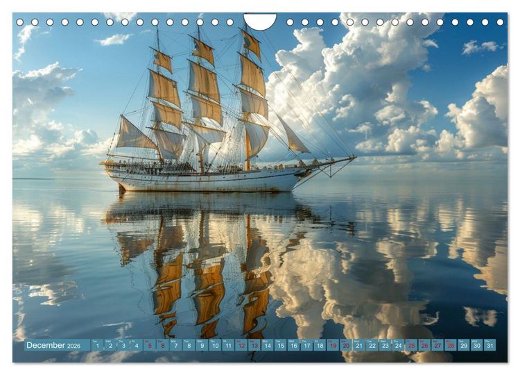 Produktbild: Sailing Through Seasons (Wall Calendar 2026 DIN A4 landscape), CALVENDO 12 Month Wall Calendar
