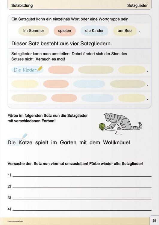 Produktbild: Mein Grammatikheft 3/4 f&uuml;r die 3. und 4. Klasse
