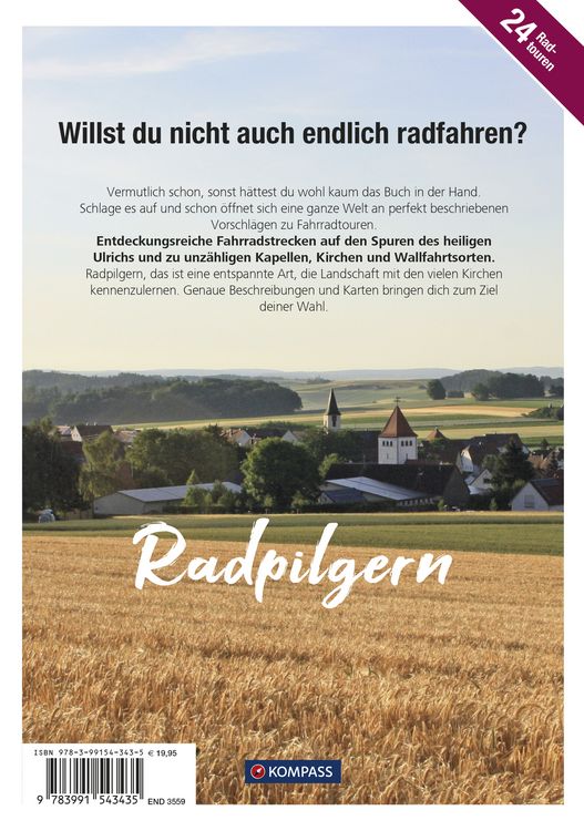 Produktbild: KOMPASS Radf&uuml;hrer von Augsburg bis ins Allg&auml;u