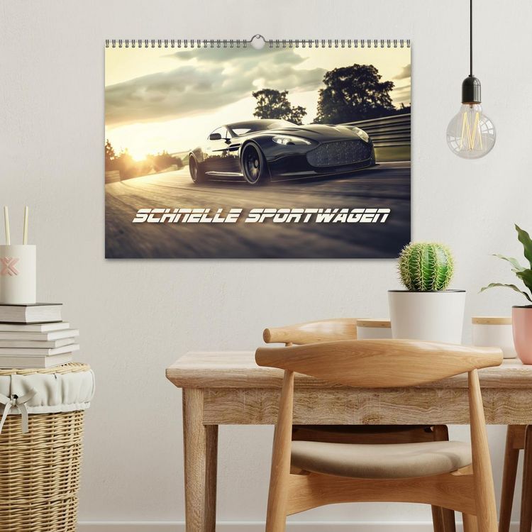 Produktbild: Schnelle Sportwagen (Wandkalender 2026 DIN A3 quer), CALVENDO Monatskalender