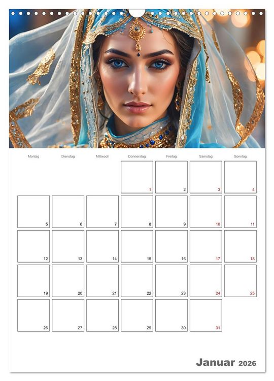 Produktbild: Frauen des Sultans (Wandkalender 2026 DIN A3 hoch), CALVENDO Monatskalender