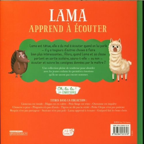 Produktbild: Lama apprend &agrave; &eacute;couter