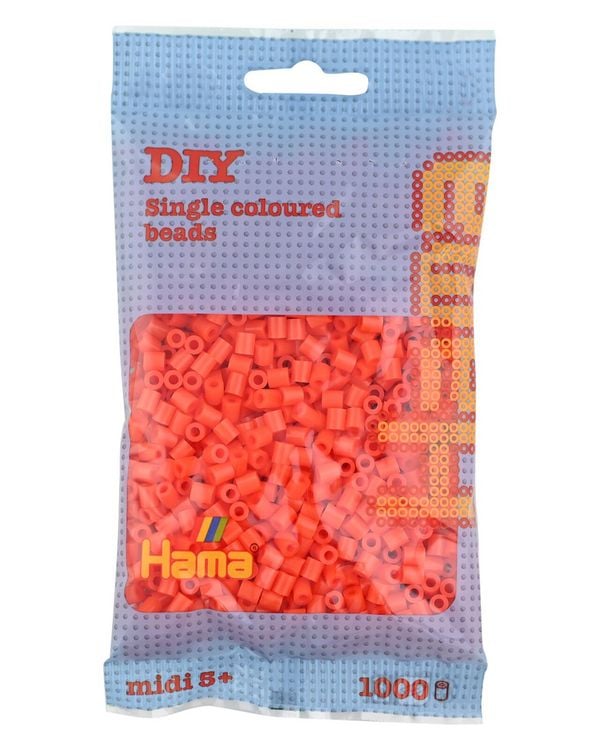 Produktbild: Hama&reg; B&uuml;gelperlen Perlen, orange, 1.000 St&uuml;ck.