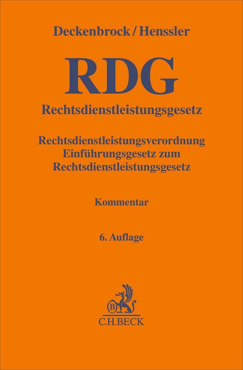 Produktbild: Rechtsdienstleistungsgesetz. RDG