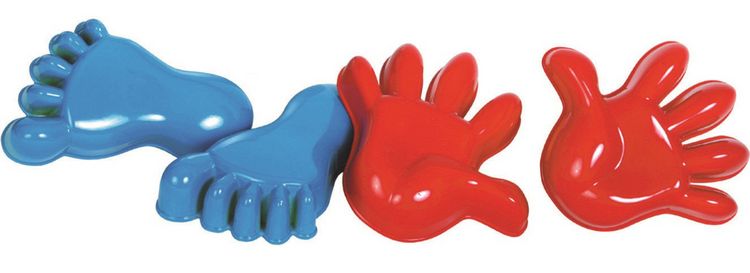 Produktbild: Sandform H&auml;nde & F&uuml;sse - Set 4 im Netz