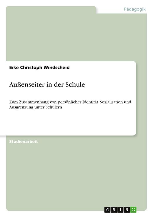 Produktbild: Au&szlig;enseiter in der Schule