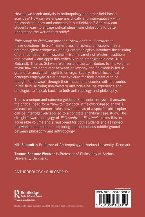 Produktbild: Philosophy on Fieldwork