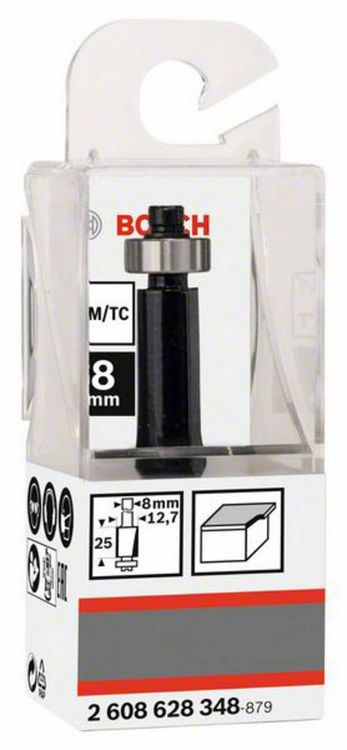 Produktbild: Bosch Accessories 2608628348 B&uuml;ndigfr&auml;ser Hartmetall L&auml;nge 68 mm Produktabmessung, &Oslash; 12.7 mm Schaftdurchmesser 8 mm