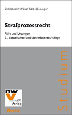 Produktbild: Strafprozessrecht