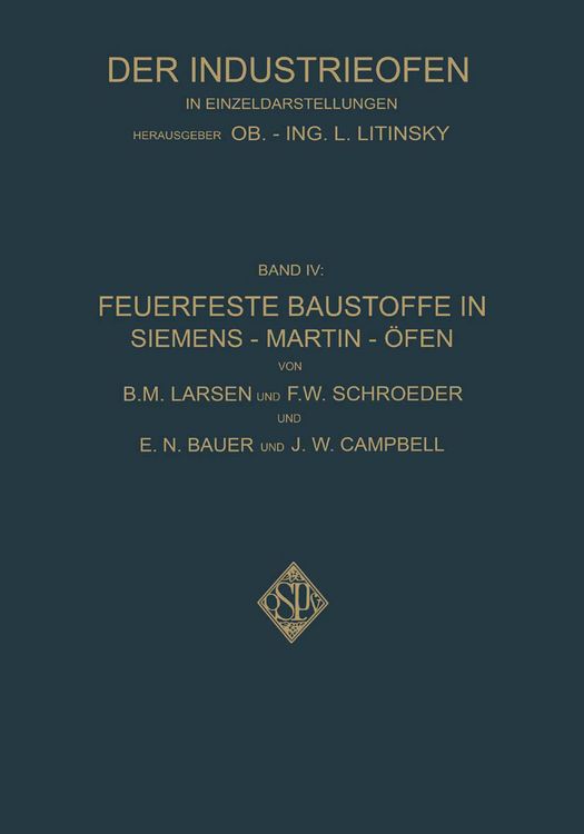 Produktbild: Feuerfeste Baustoffe in Siemens-Martin-&Ouml;fen