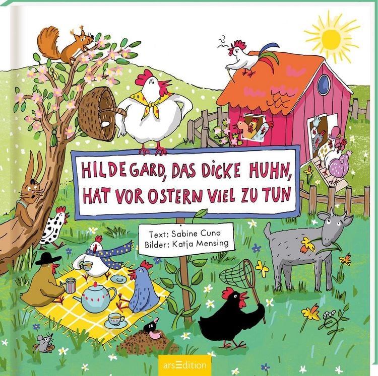 Produktbild: Hildegard, das dicke Huhn, hat vor Ostern viel zu tun