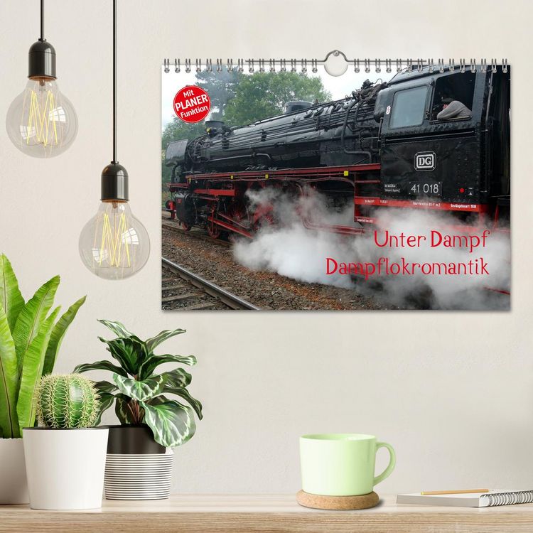 Produktbild: Unter Dampf - Dampflokromantik (Wandkalender 2026 DIN A4 quer), CALVENDO Monatskalender