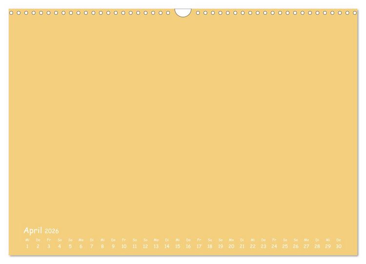 Produktbild: Regenbogen Kinder Bastelkalender - Zum Selbstgestalten - DIY Kreativ-Kalender (Wandkalender 2026 DIN A3 quer), CALVENDO Monatskalender