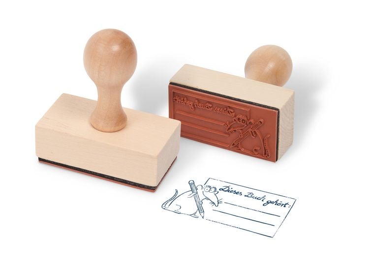 Produktbild: Leseratte Otilie. Buchstempel