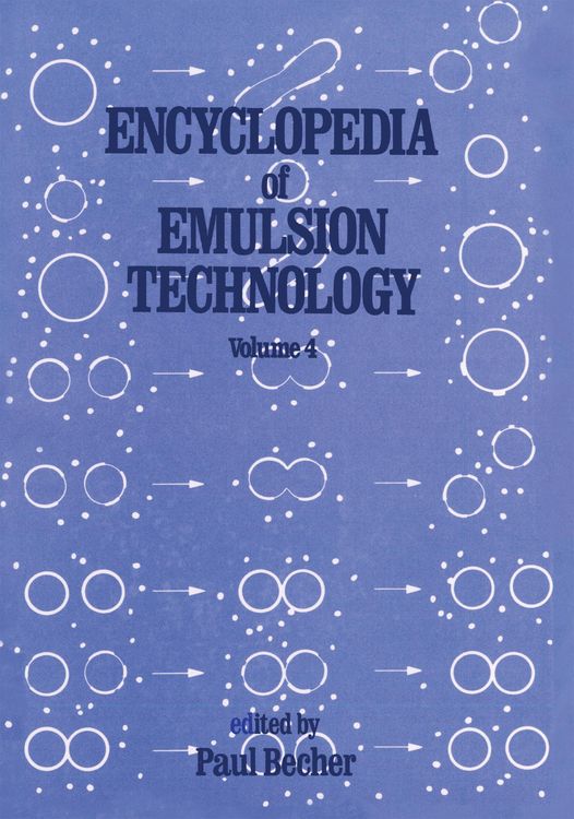 Produktbild: Encyclopedia of Emulsion Technology