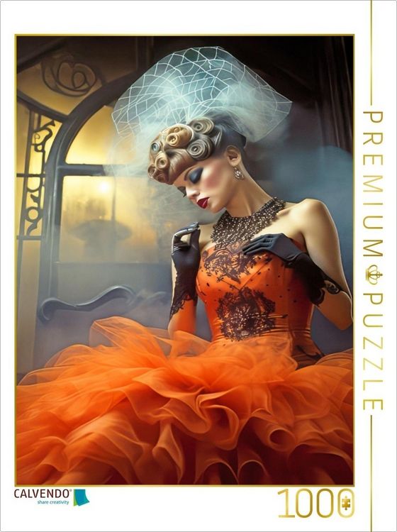 Produktbild: CALVENDO Puzzle Burlesque-T&auml;nzerin | 1000 Teile Lege-Gr&ouml;&szlig;e 64x48cm Foto-Puzzle f&uuml;r gl&uuml;ckliche Stunden