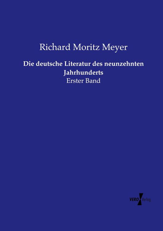 Produktbild: Die deutsche Literatur des neunzehnten Jahrhunderts