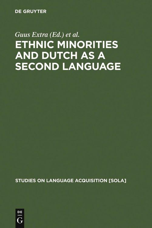 Produktbild: Ethnic Minorities and Dutch as a Second Language