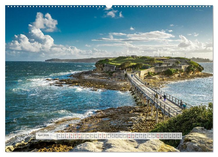 Produktbild: Sydney - Australien (hochwertiger Premium Wandkalender 2026 DIN A2 quer), Kunstdruck in Hochglanz