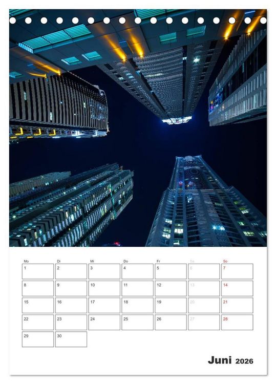 Produktbild: Vertical Dubai 2026 (Tischkalender 2026 DIN A5 hoch), CALVENDO Monatskalender
