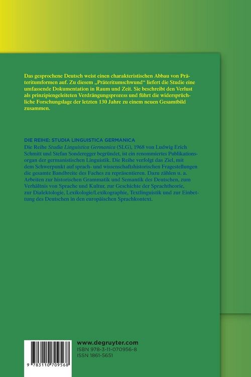 Produktbild: Pr&auml;teritumschwund im Deutschen