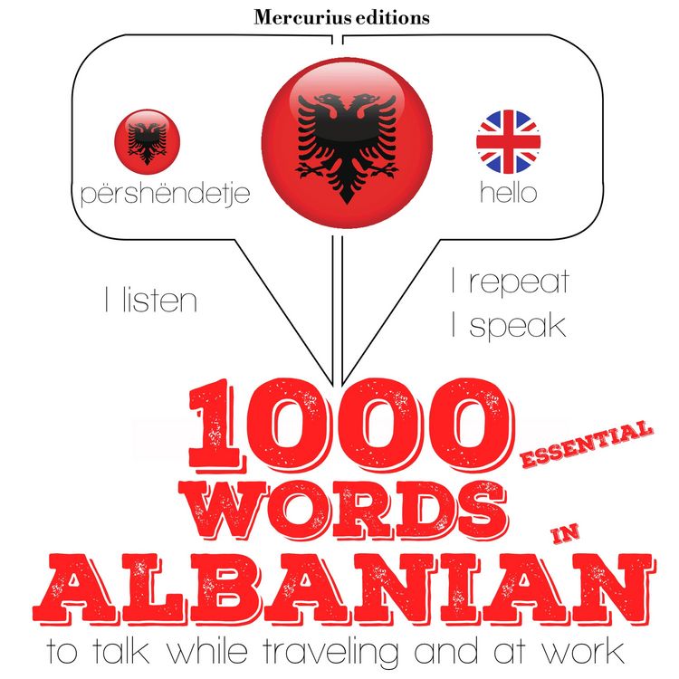 Produktbild: 1000 essential words in Albanian