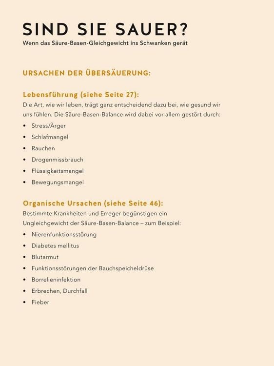 Produktbild: S&auml;ure-Basen-Balance
