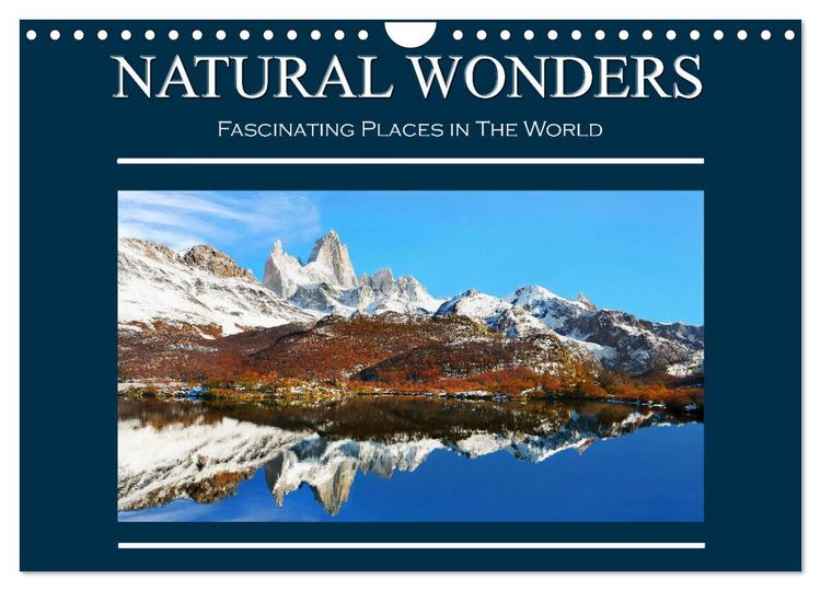 Produktbild: Natural Wonders, Fascinating Places in The World (Wall Calendar 2026 DIN A4 landscape), CALVENDO 12 Month Wall Calendar