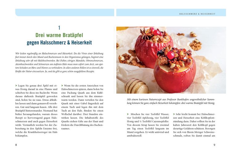 Produktbild: Brat&auml;pfel gegen Heiserkeit - Die ungew&ouml;hnlichsten Gesundheitstipps und Rezepte