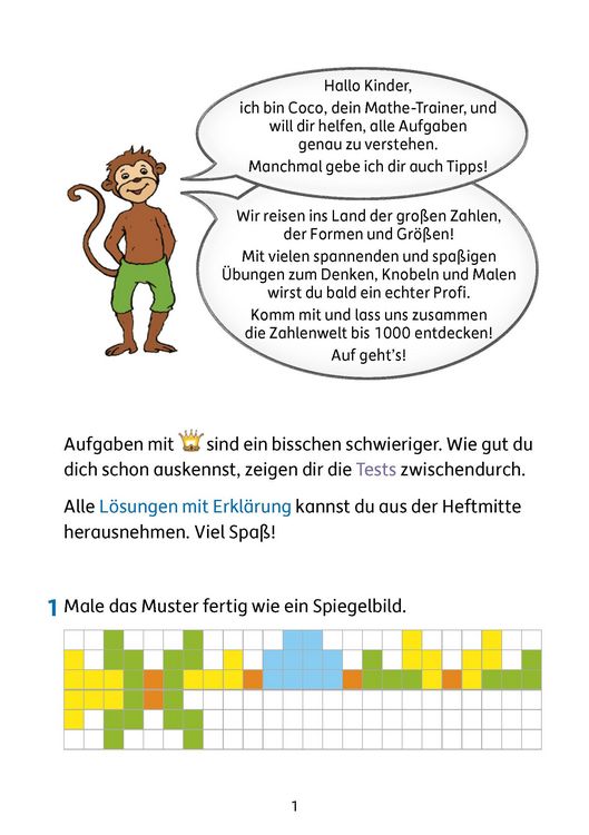 Produktbild: &Uuml;bungsheft 3. Klasse - Mathe trainieren